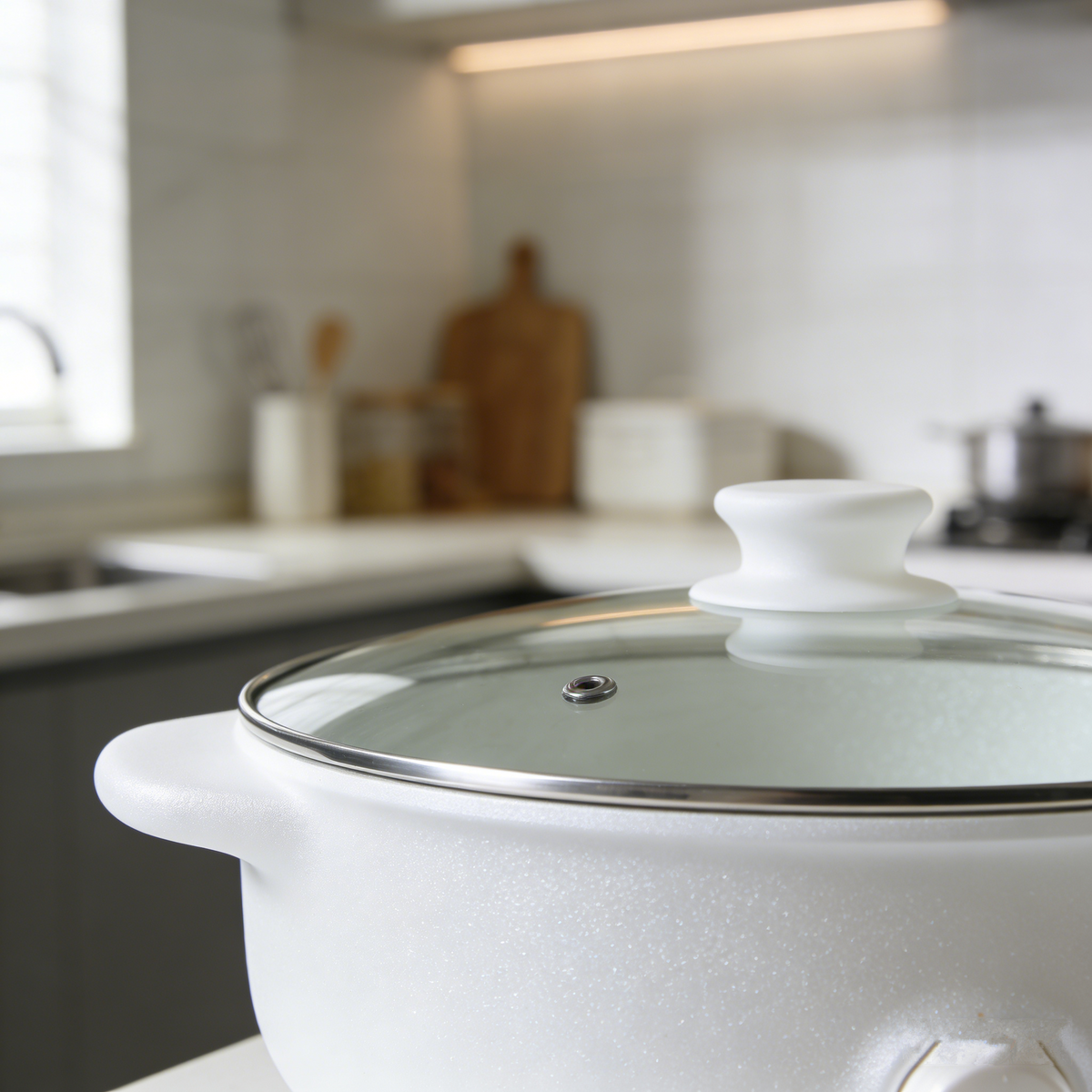 Multi-Purpose Household Electric Hot Pot – Non-Stick Inner Pot, Adjustable Temperature, Fast Heating for Hot Pot, Soup, Stew & Family Meals.🥑
