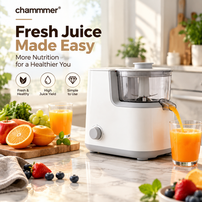 Compact Powerful Household Juicer – Fresh Nutrient-Rich Juices, Easy to Use & Clean for Modern Home Kitchens