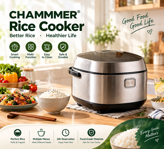 🍚Intelligent Micro-pressure Fine Cooking Rice Cooker | Household Multifunctional Firewood Rice, Congee, Keep Warm, Reservation, Automatic Non-stick Inner Pot Healthy Electric Rice Cooking💥