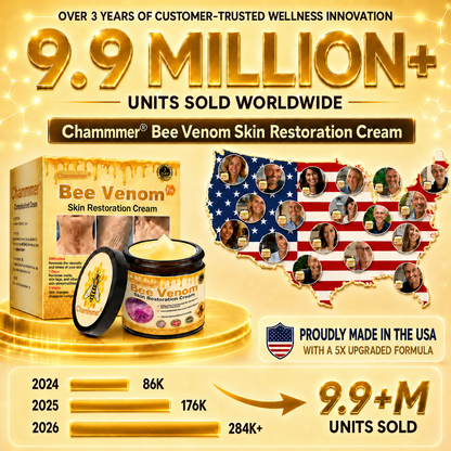 💎 Official Brand Premium Golden Edition丨Chammmer® Bee Venom Pro Wrinkle Repair Cream — Firming & Smoothing Care for All Skin Types