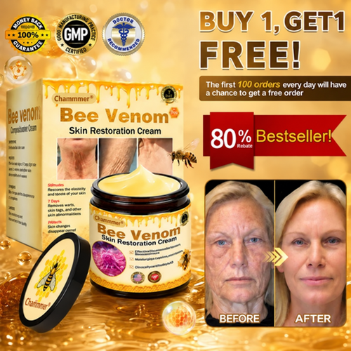 💎 Official Brand Premium Golden Edition丨Chammmer® Bee Venom Pro Wrinkle Repair Cream — Firming & Smoothing Care for All Skin Types