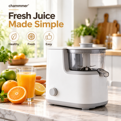 Compact Powerful Household Juicer – Fresh Nutrient-Rich Juices, Easy to Use & Clean for Modern Home Kitchens